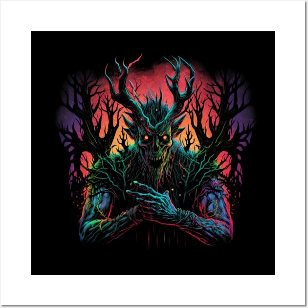 The Cursed of Wendigo - In to The Wood Wall Art by HijriFriza